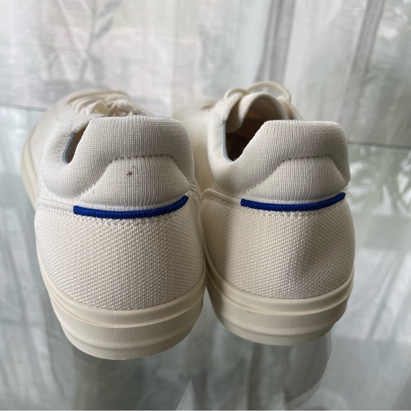 Rothys Shoes Mens 11.5 Womens 13 RS02 Sneakers White Mesh Lace Up Casual Low Top - Picture 4 of 8